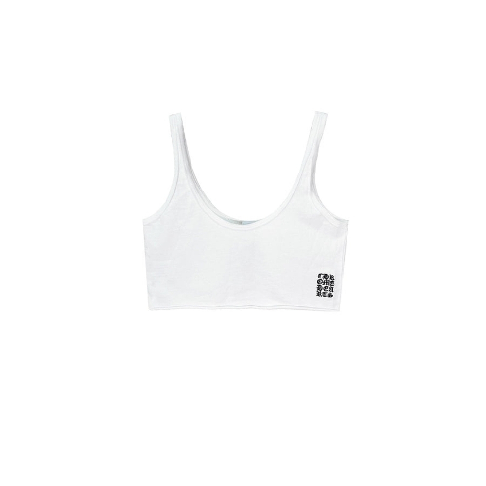 Chrome Hearts White Short Tank Top Size Medium
